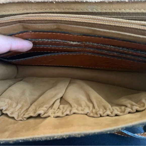 Patricia Nash Lanza Leather Crossbody Bag - Picture 8 of 10